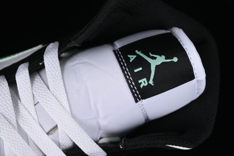 Nike Air Jordan 1 Mid AJ1 White Black Green Culture Casual Sneakers - DQ8426-103