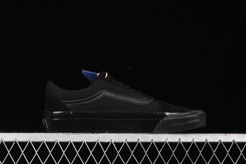 Vans Old Skool Premium Black Suede Retro Skate Shoes - VN000CXTBKA