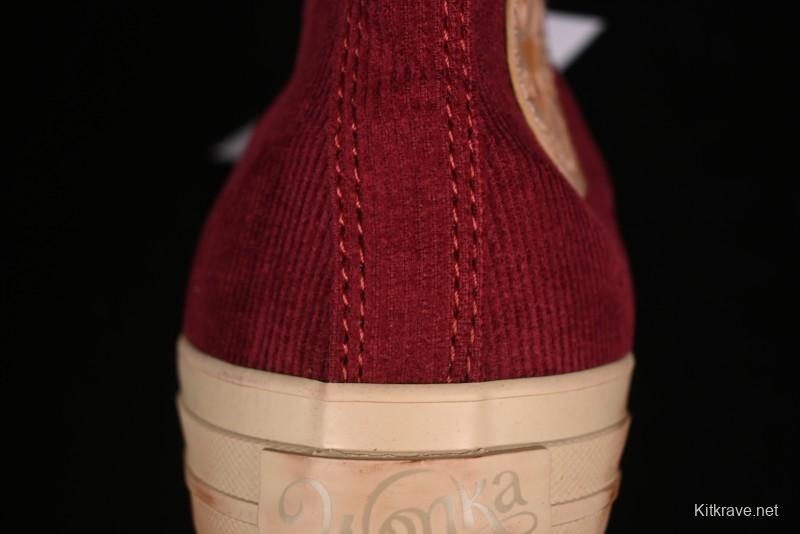 Converse Wonka x Converse Chuck Taylor All Star High Top Vintage Corduroy Shoes - A08153C
