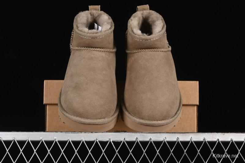 UGG Classic Ultra Mini Short Boots with Genuine Australian Sheepskin and TREADLITE Outsole - 1116109