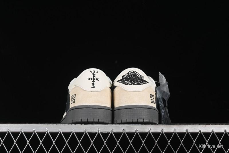 Nike Travis Scott x Fragment Design x Air Jordan 1 Low OG SP AJ1 Low Top Casual Sneakers - CF3688-030