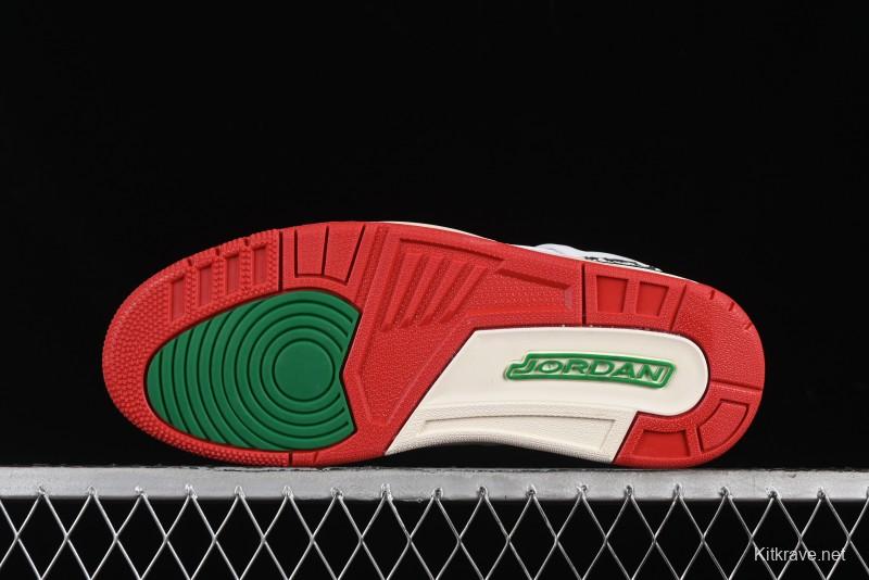 Nike Jordan Spizike Low AJ Retro Sneakers with Elephant Print and Multi-Element Design - 315371-125