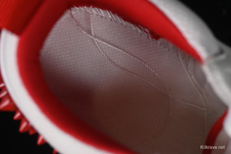 Christian Louboutin Astroloubi Comfortable Fashion Low-Top Sneakers White Red - X.D4