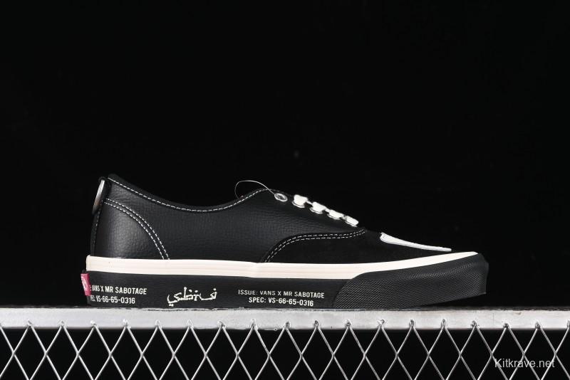 Vans Authentic Low-Top Canvas Sneakers with Vulcanized Sole - VN000BW5BPR