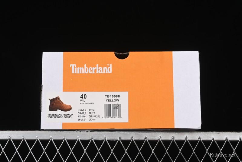 Timberland Outdoor Mid-Top Casual Yellow Boots - TB10088YELLOW