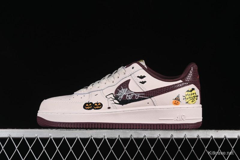 Nike Air Force 1'07 Low "Pumpkin Head" Halloween Themed Casual Sneakers - XL2321-888