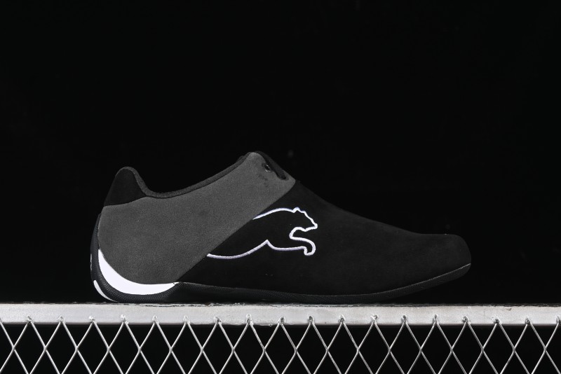 Puma Sparco Future Round Toe Lace-Up Leather Cowhide Fabric Low-Top Lifestyle Casual Shoes - 307936-01