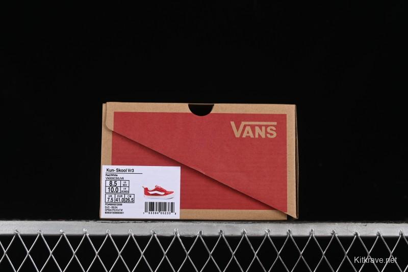 Vans Classics Knu Skool Vr3 Retro Sneakers with Enlarged Toe and Thickened Tongue - VN000CS0JV6