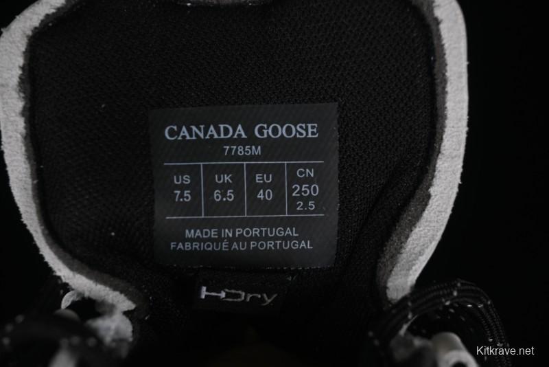 Canada Goose Glacier Trail Waterproof Leather Low-Top Lifestyle Sneakers - 7785M