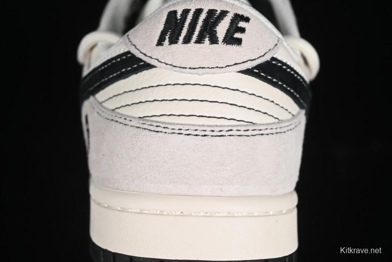 Nike SB Dunk Low BAPE Collaboration - Strap Black Hook Anniversary High-End Custom Low-Top Casual Skate Shoes SJ2068-299