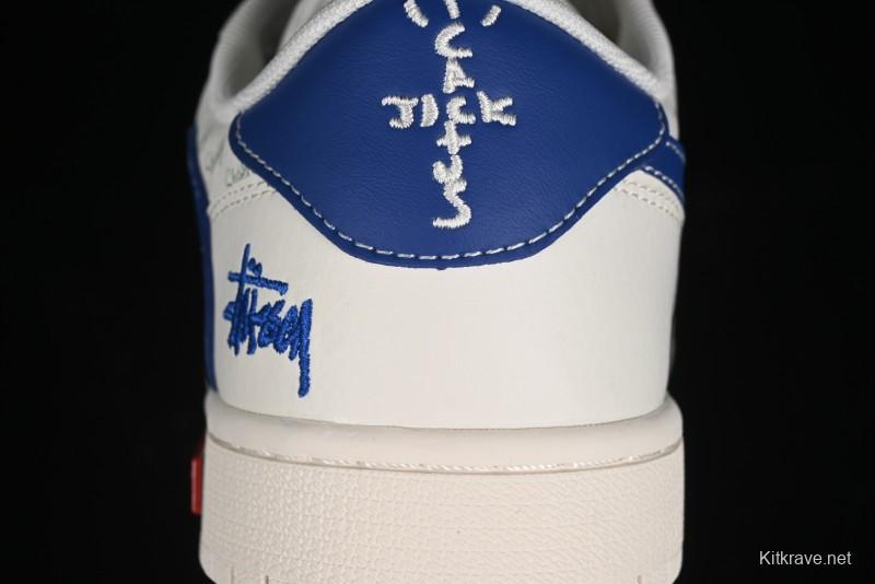 Nike Travis Scott x Fragment Design x Air Jordan 1 Low OG SP AJ1 Retro Sneakers - SJ2068-117