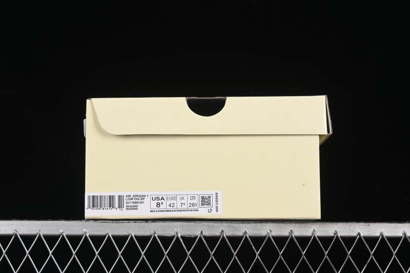 Nike Travis Scott x Fragment Design x Air Jordan 1 Low OG SP AJ1 Supreme North Face Collaboration - DIY1688-001