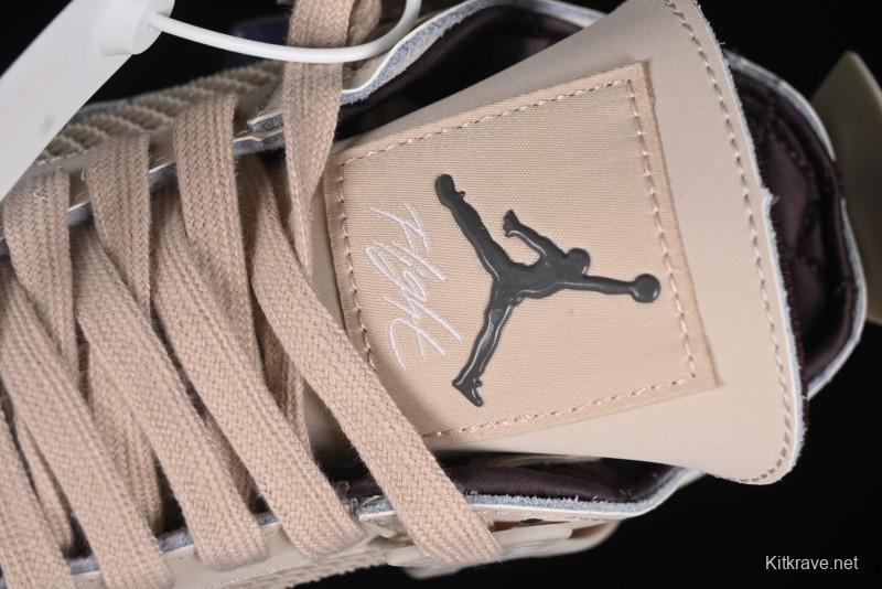 Nike A Ma Maniere x Air Jordan 4 Retro "Fossil Stone" - FZ4810-200