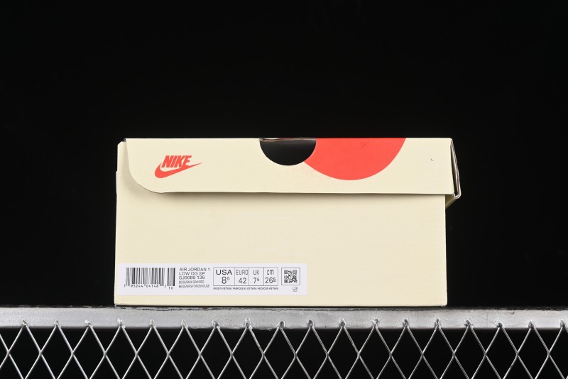 Nike Travis Scott x Fragment Design x Air Jordan 1 Low OG SP AJ1 Sneakers - SJ0086-136