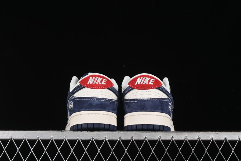 Nike SB Dunk Low Stussy Anniversary Edition Custom Premium Low-Top Skateboarding Shoes - XX2025-609