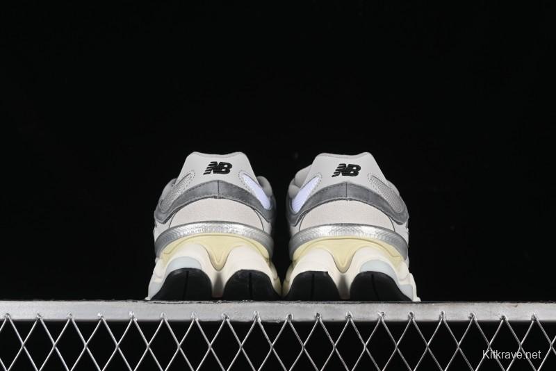New Balance 9060 Retro Casual Running Sneakers with ABZORB Cushioning Technology - U9060GRY