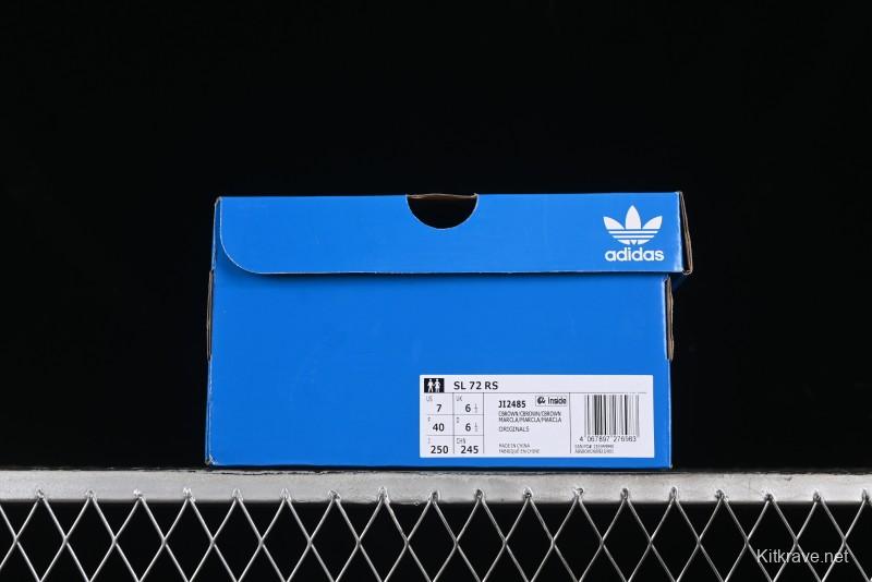 Adidas Originals SL 72 RS Retro Running Shoes with Ecotex Tongue and EVA Midsole - JI2485
