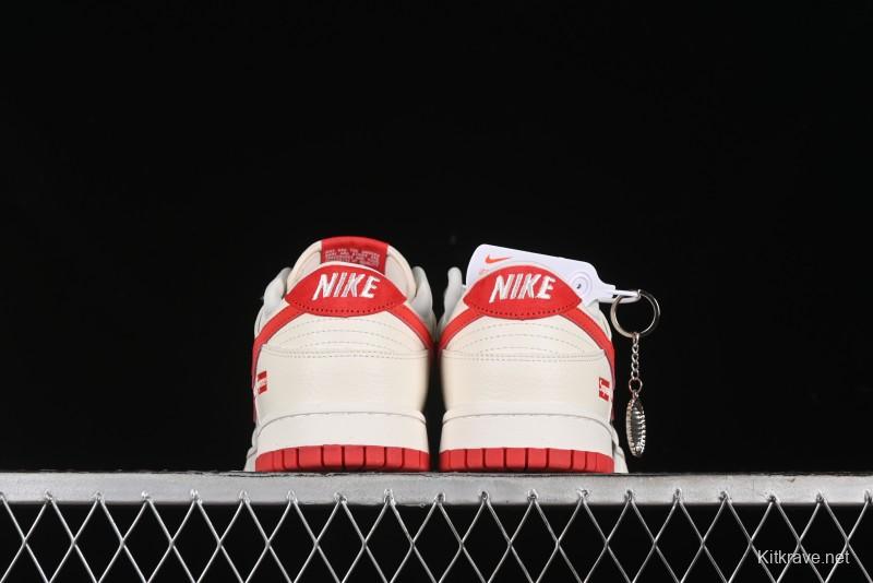 Nike SB Dunk Low Supreme Collaboration Anniversary Customized Low-Top Casual Sneakers - KK1688-031