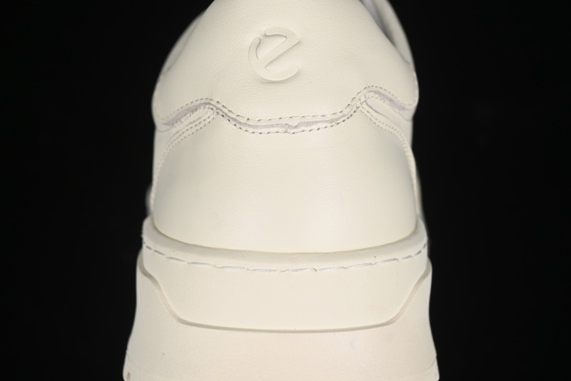 ECCO Street Light Series Autumn Platform Round Toe Versatile Casual White Sneakers 63311901002
