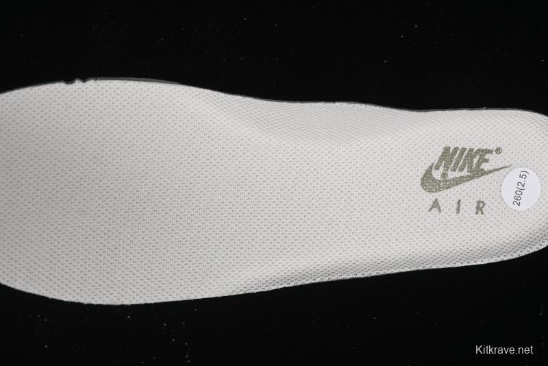 Nike Air Force 1 '07 Mid Military Green Dual-Color Sole Starlight Retro Sneakers - XL0236-231