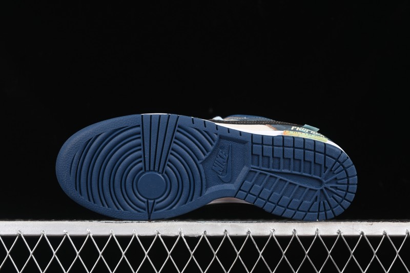 Nike Dunk Low Panda Prank Nautical Era Exploration Wave Low Top Casual Sneakers - DD1391-400