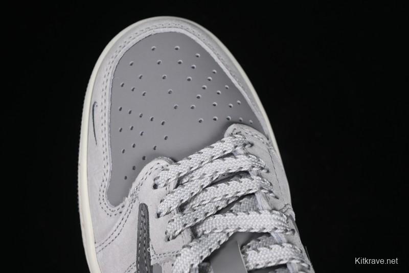 Nike Travis Scott x Fragment Design x Air Jordan 1 Low OG SP AJ1 Supreme Collaboration - JH6089-005