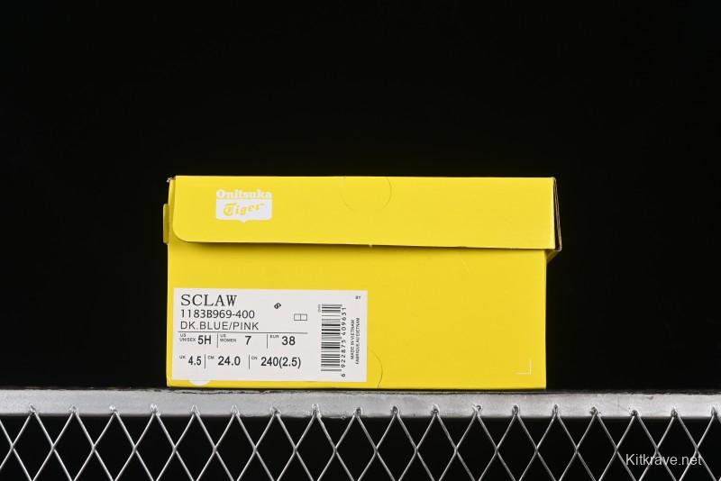 Onitsuka Tiger Sclaw Comfortable Versatile Slip-Resistant Low-Top Lifestyle Sneakers - 1183B969-400