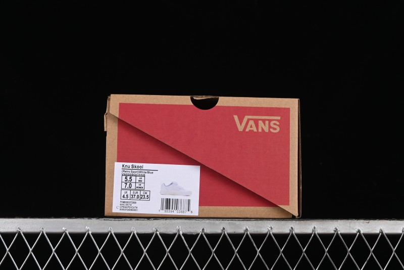 Vans Classics Knu Skool Full Grain Leather White Bread Sneakers - VN0009QCDSB
