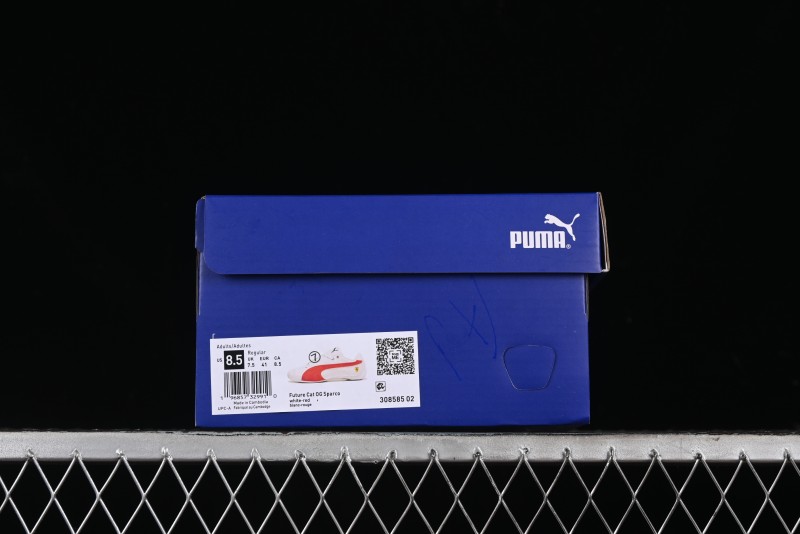 Puma Sparco Future Round Toe Lace-Up Leather Fabric Low-Top Lifestyle Casual Shoes - 308585-02