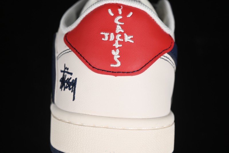 Nike Travis Scott x Fragment Design x Air Jordan 1 Low OG SP AJ1 Retro Sneakers - XZ3398-001