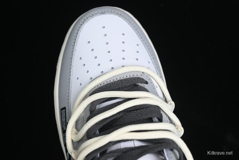 Nike Air Force 1 Low "Vinyl" Casual Sneakers with Lace-Up Design - KS6896-666