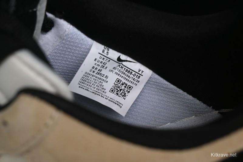 Nike Air Force 1 '07 Low The North Face x Stussy Collaboration - Black Brown Coffee Casual Sneakers - KK1988-018