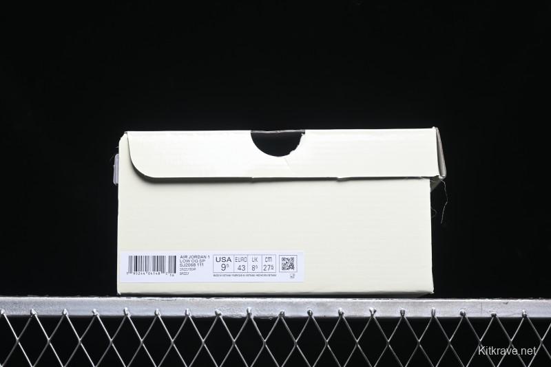 Nike Travis Scott x Fragment Design x Air Jordan 1 Low OG SP AJ1 Sneakers - SJ2068-111