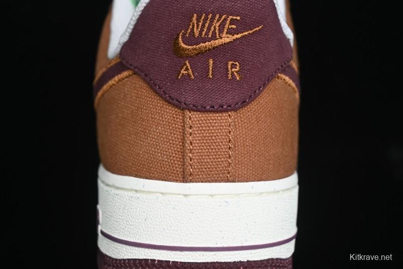 Nike Air Force 1 '07 Low Casual Sneakers with Full-Length Air Cushion - FQ8713-200