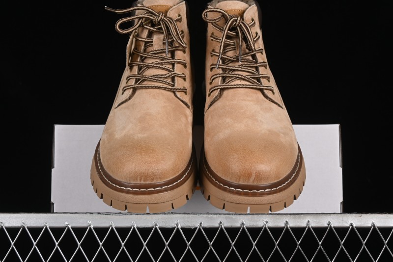 Timberland Outdoor Insulated Mid-Top Casual Tan Boots - TB10069-1BEIGE