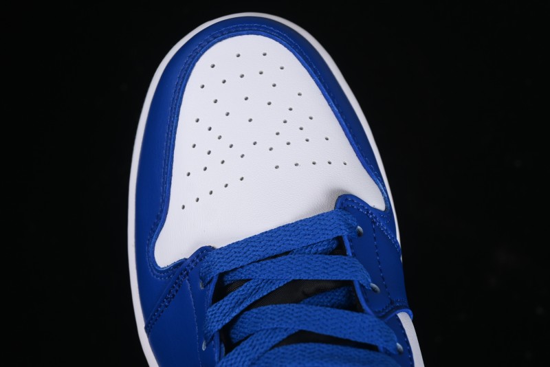 Nike Air Jordan 1 Mid AJ1 Basketball Shoes White Blue - DQ8423-402