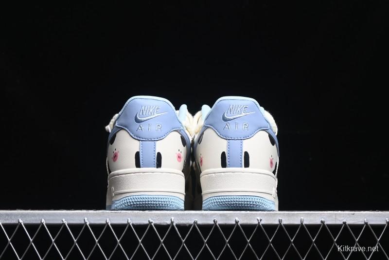 Nike Air Force 1 '07 Low Milk Pig Casual Lace-Up Sneakers - BD7701-110