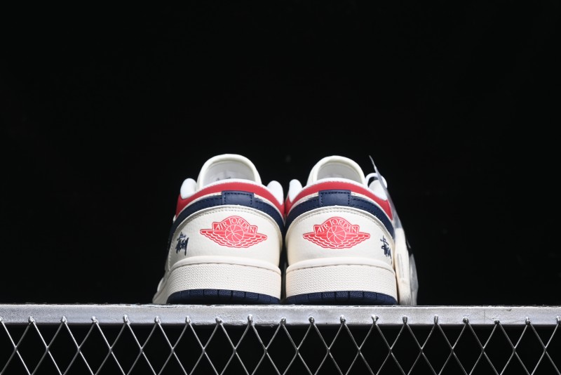 Nike Air Jordan 1 Low AJ1 Stussy Collaboration - Retro Basketball Shoes - XX3318-566