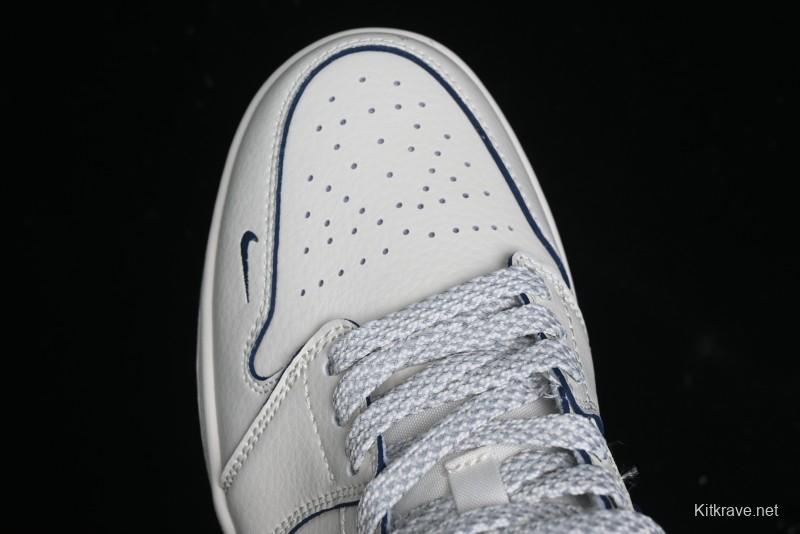 Nike Air Jordan 1 Low Supreme x The North Face Retro Basketball Shoes - XX3318-188