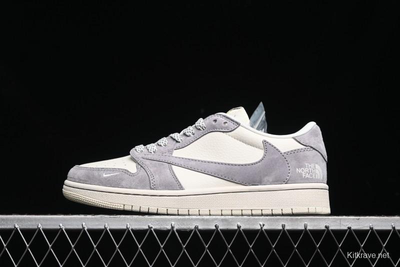 Nike Travis Scott x Fragment Design x Air Jordan 1 Low OG SP AJ1 Low Top Casual Sneakers - XS3086-001