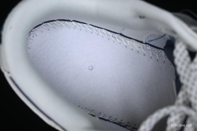 Nike SB Dunk Low Supreme Collaboration - White Blue with Crystal Outsole Anniversary High-End Custom Low-Top Casual Skate Shoes - XS1086-002