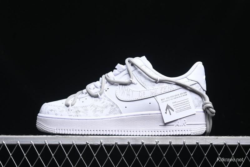 Nike Air Force 1 '07 Low 2D Anime Theme Love Declaration Casual Sneakers - ZH0316-034