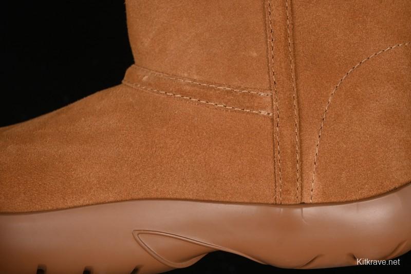 Bottega Veneta Snap Round Toe Slip-On Ankle Snow Boots - 578321