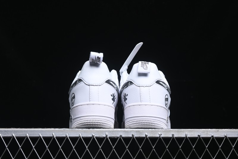 Nike Air Force 1 '07 Low "Smiley Face" Casual Sneakers - FB8971-020