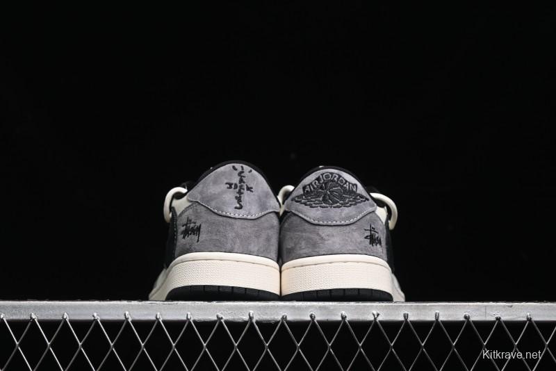 Nike Air Jordan 1 Low OG SP Travis Scott x Fragment Design Collaboration Sneakers - SJ0086-141