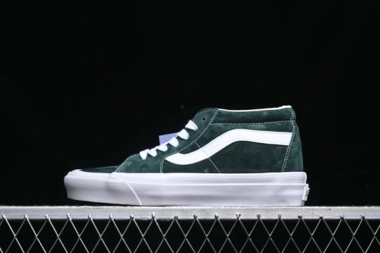 Vans Sk8-Mid Reissue 83 Premium Suede Retro Skate Shoes - VN000CQQPRM