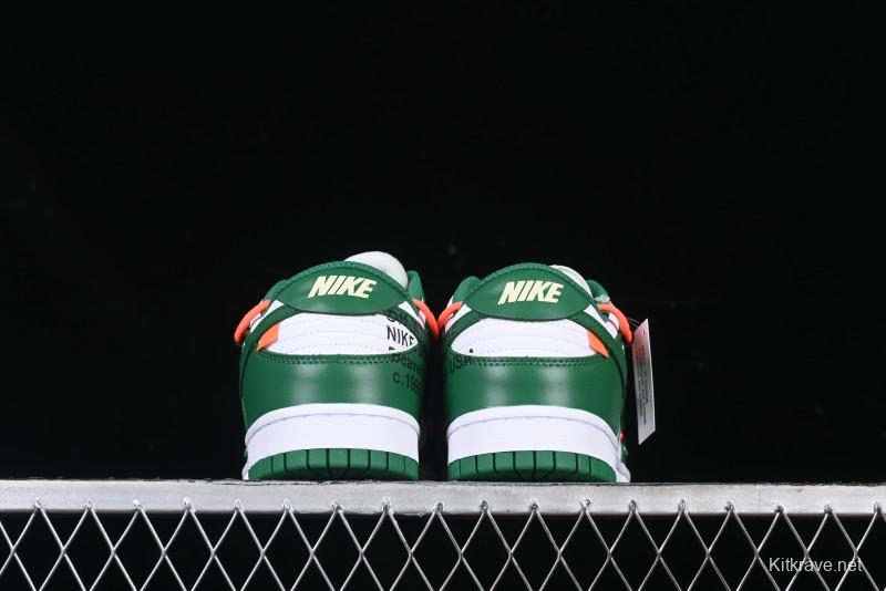 Off-White x Futura x Nike Dunk Low OW Collaboration Sneakers - CT0856-100