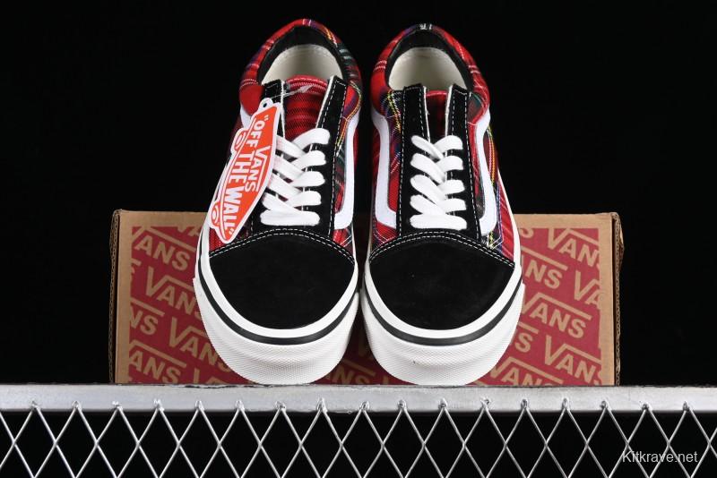 Vans Old Skool 36 DX Anaheim Collection Checkered Low-Top Canvas Sneakers - VN0A38G2PXC
