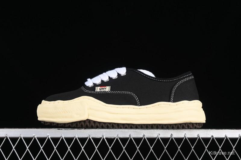 Wayne Original Sole Leather Low Sneaker with Deconstructed Ice Cream Sole - W.E5