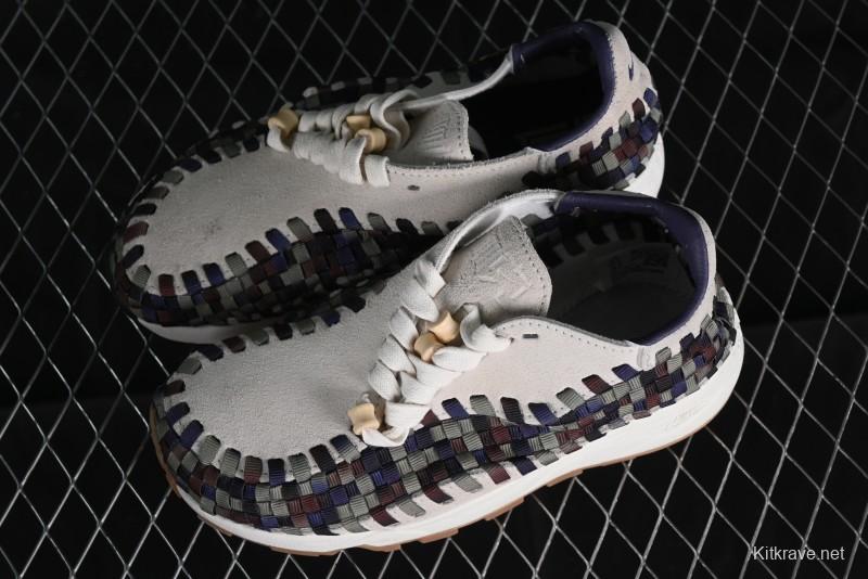 Nike Air Footscape Woven Asymmetrical Weave Slip-Resistant Low-Top Lifestyle Sneakers - FV3615-191